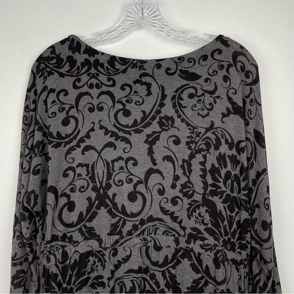 Soma Live Lounge Wear Paisley Adjustable Drawstring Waist Dress Soft Sz L 12-14 - Picture 14 of 15